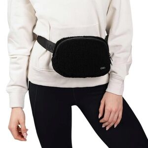 Lole Fleece Crossbody Belt Shoulder Bag in Black 5 Avail.